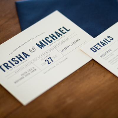 Trisha & Mike Wedding Invite